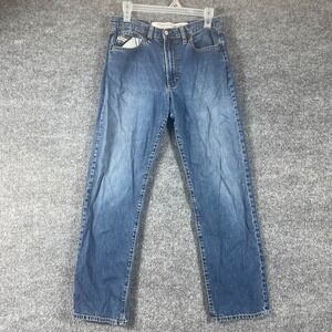 Diesel Jeans Mens 31x30 Blue Denim Straight Leg Cotton Italy Designer Luxury Mid